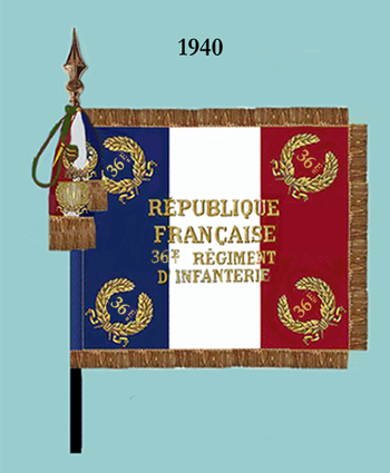 Coat of arms (crest) of 36th Infantry Regiment, French Army