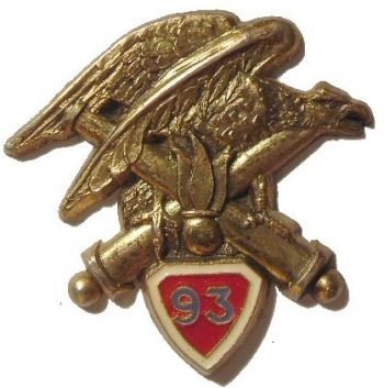 Blason de 93rd Mountain Artillery Regiment, French Army/Arms (crest) of 93rd Mountain Artillery Regiment, French Army