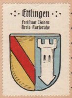 Wappen von Ettlingen/Arms (crest) of Ettlingen