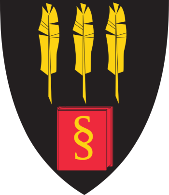 Coat of arms (crest) of the Norwegian Armed Forces Regulatory Body Section for Regulations and Legal Services