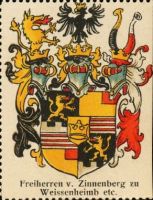 Wappen Freiherren von Zinnenberg zu Weissenheimb