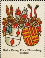 Wappen Graf von Deroy, Freiherren von Fürstenberg