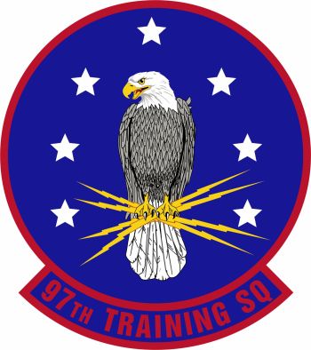 Coat of arms (crest) of the 97th Training Squadron, US Air Force