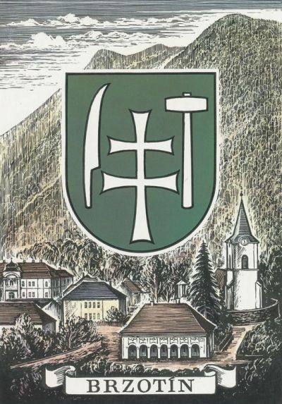 Arms (crest) of Brzotín (Rožňava)