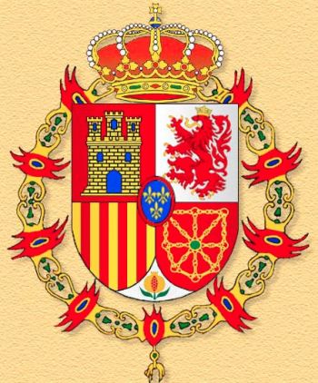 Coat of arms (crest) of the Infantry Regiment España No 18 (old), Spanish Army