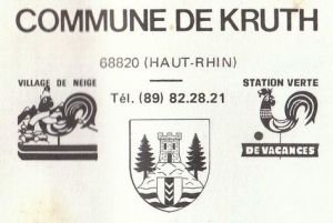 Blason de Kruth/Coat of arms (crest) of {{PAGENAME