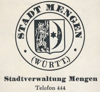 Wappen von Mengen