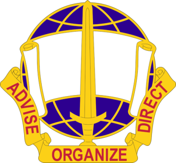 Coat of arms (crest) of 308th Civil Affairs Brigade, US Army