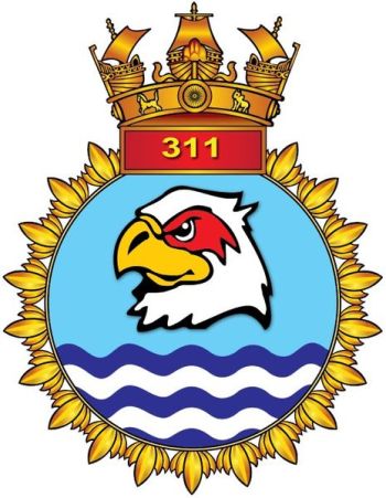 Coat of arms (crest) of the INAS 311 Kites, Indian Navy