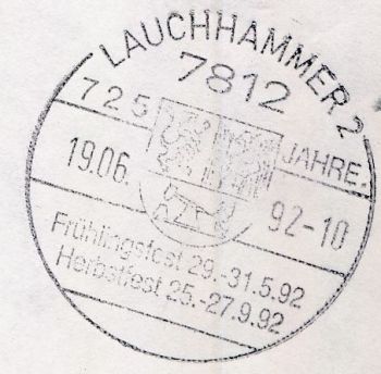 Wappen von Lauchhammer/Coat of arms (crest) of Lauchhammer
