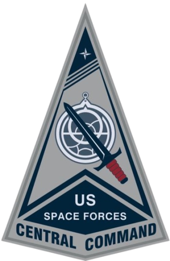 Coat of arms (crest) of the US Space Forces Central Command, US Space Force