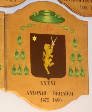 Arms of Antonio Bernardo de Ruggeri