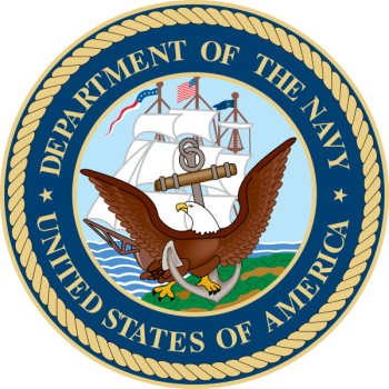 Coat of arms (crest) of the Department of the Navy, USA