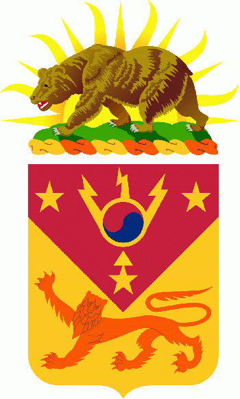 Arms of 240th Signal Battalion, California Army National Guard