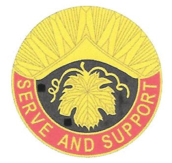 Coat of arms (crest) of 389th Support Battalion, US Army