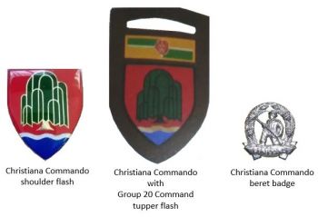 Coat of arms (crest) of Christiana Commando, South African Army