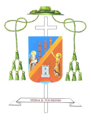 Arms of Mario Ceccobelli