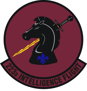 Coat of arms (crest) of the 223rd Intelligence Flight, Kentucky Air National Guard