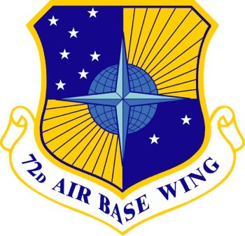 Coat of arms (crest) of the 72nd Air Base Wing, US Air Force