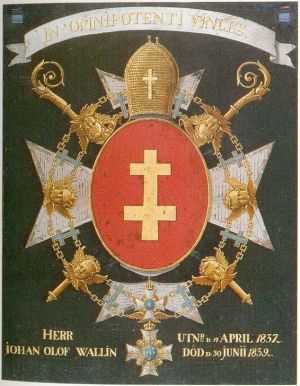 Arms of Johan Olof Wallin
