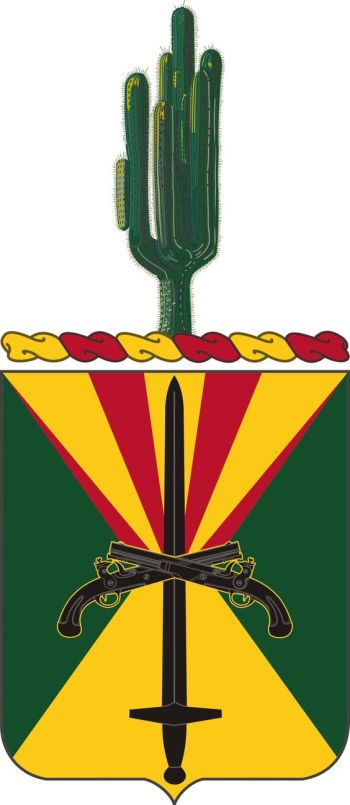 Arms of 850th Military Police Battalion, Arizona Army National Guard