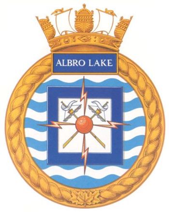 Coat of arms (crest) of the HMCS Albro Lake, Royal Canadian Navy