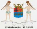 Wapen van Oosterhesselen/Coat of arms (crest) of Oosterhesselen