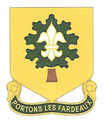 Coat of arms (crest) of 101st Support Battalion, US Army