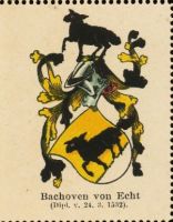 Wappen Bachoven von Echt