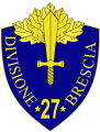 27th Infantry Division Brescia, Italian Army.png