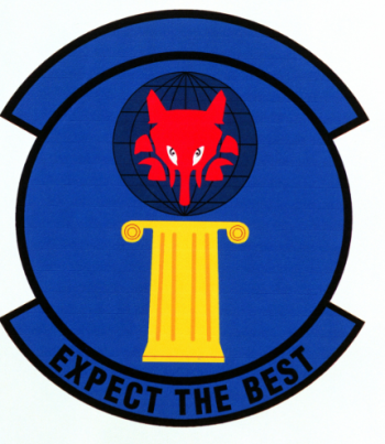 Coat of arms (crest) of the 89th Operations Support Squadron, US Air Force