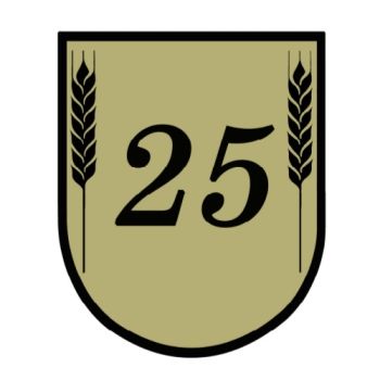 Coat of arms (crest) of 25th Military Economic Department, Polish Army