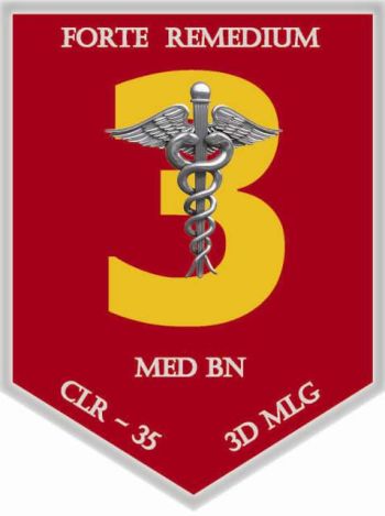 Coat of arms (crest) of the 3rd Medical Battalion, USMC