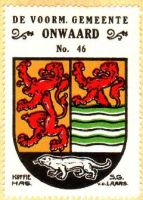 Wapen van Onwaard/Arms (crest) of Onwaard