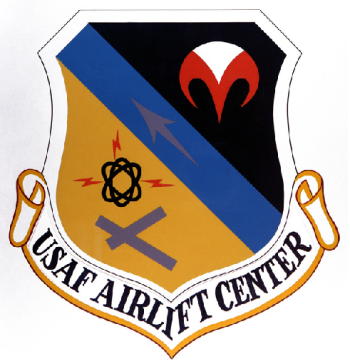 Coat of arms (crest) of the USAF Airlift Center, US Air Force