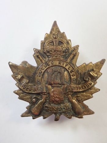 Coat of arms (crest) of the 171st (Quebec Rifles) Battalion, CEF