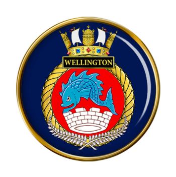 Coat of arms (crest) of the Offshore Patrol Ship HMNZS Wellington (P55), RNZN