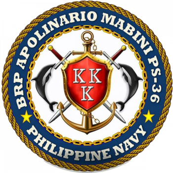 Coat of arms (crest) of the Offshore Patrol Vessel BRP Apolinario Mabini (PS-36), Philippine Navy