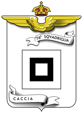 Coat of arms (crest) of the 76th Fighter Squadron, Regia Aeronautica