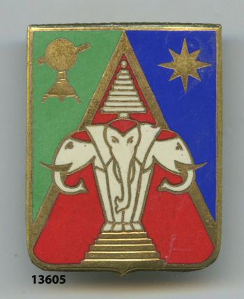 Coat of arms (crest) of the Topographic Service Laos, French Army