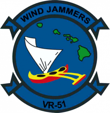 Coat of arms (crest) of the VR-51 Windjammers, US Navy