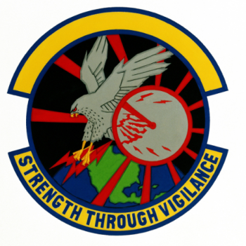 Coat of arms (crest) of the 128th Tactical Control Squadron, Wisconsin Air National Guard