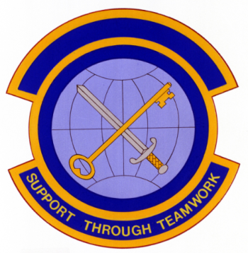 Coat of arms (crest) of the 5th Supply Squadron, US Air Force