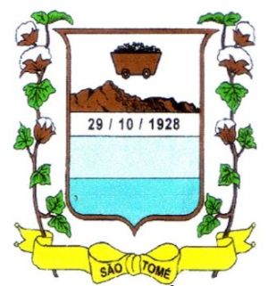 Brasão de São Tomé (Rio Grande do Norte)/Arms (crest) of São Tomé (Rio Grande do Norte)