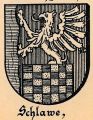 Wappen von Schlawe/ Arms of Schlawe