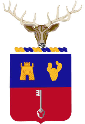Coat of arms (crest) of the 116th Engineer Battalion, Idaho Army National Guard