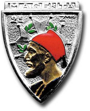 Coat of arms (crest) of the 2nd Zouave Regiment, French Army