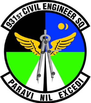 931st Civil Engineer Squadron, US Air Force.png