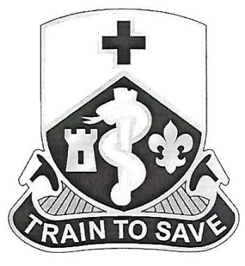 Arms of 187th Medical Battalion, US Army