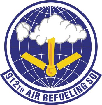 Coat of arms (crest) of the 912th Air Refueling Squadron, US Air Force